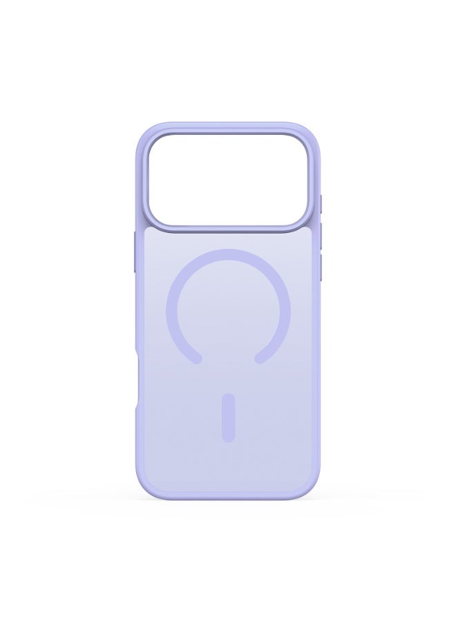 دوكس دوتشيز جراب يند دوكس دوكيس شفاف غير لامع مطفي مضاد للاصفرار [غطاء خلفي صلب من البولي كربونات ومن السيلكون ] جراب واقٍ مقاوم للصدمات متوافق مع  IPhone 17 Pro Max  (أرجواني فاتح) - Image 4